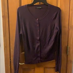 Express purple cardigan